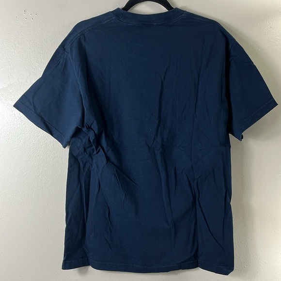 NFL Team Apparel New England Patriots Tee Shirt Blue NFL Football Team Men’s L - Picture 3 of 8